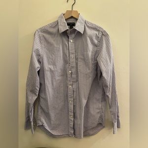 Banana Republic Button Down — Long Sleeve in Purple pattern